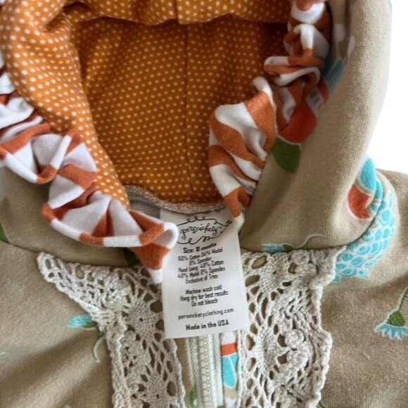 Persnickety Hi Low Ruffle Hooded Jacket Toddler Size 18 Months - Picture 4 of 7